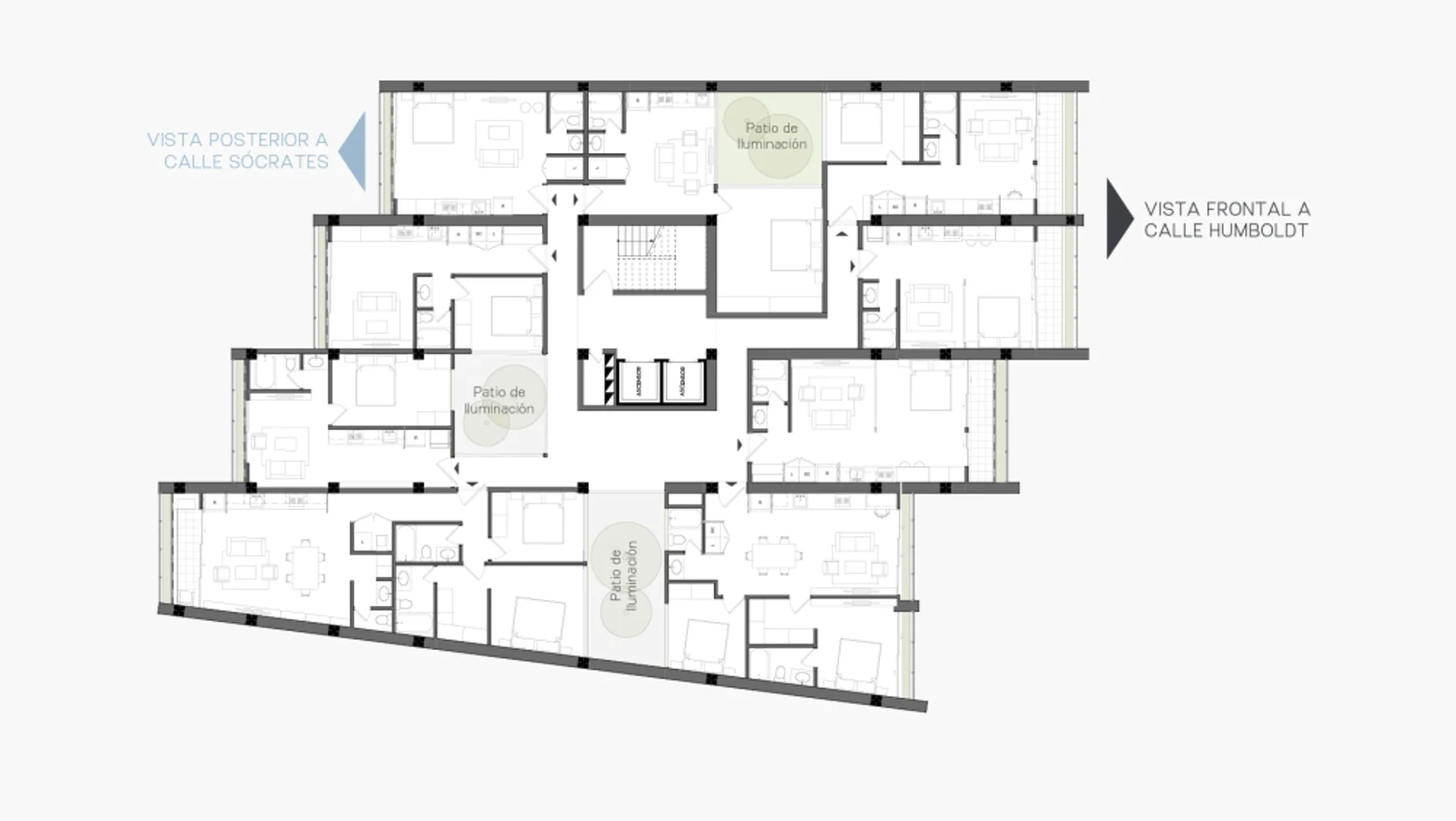 Planta 3 de Suites Spot