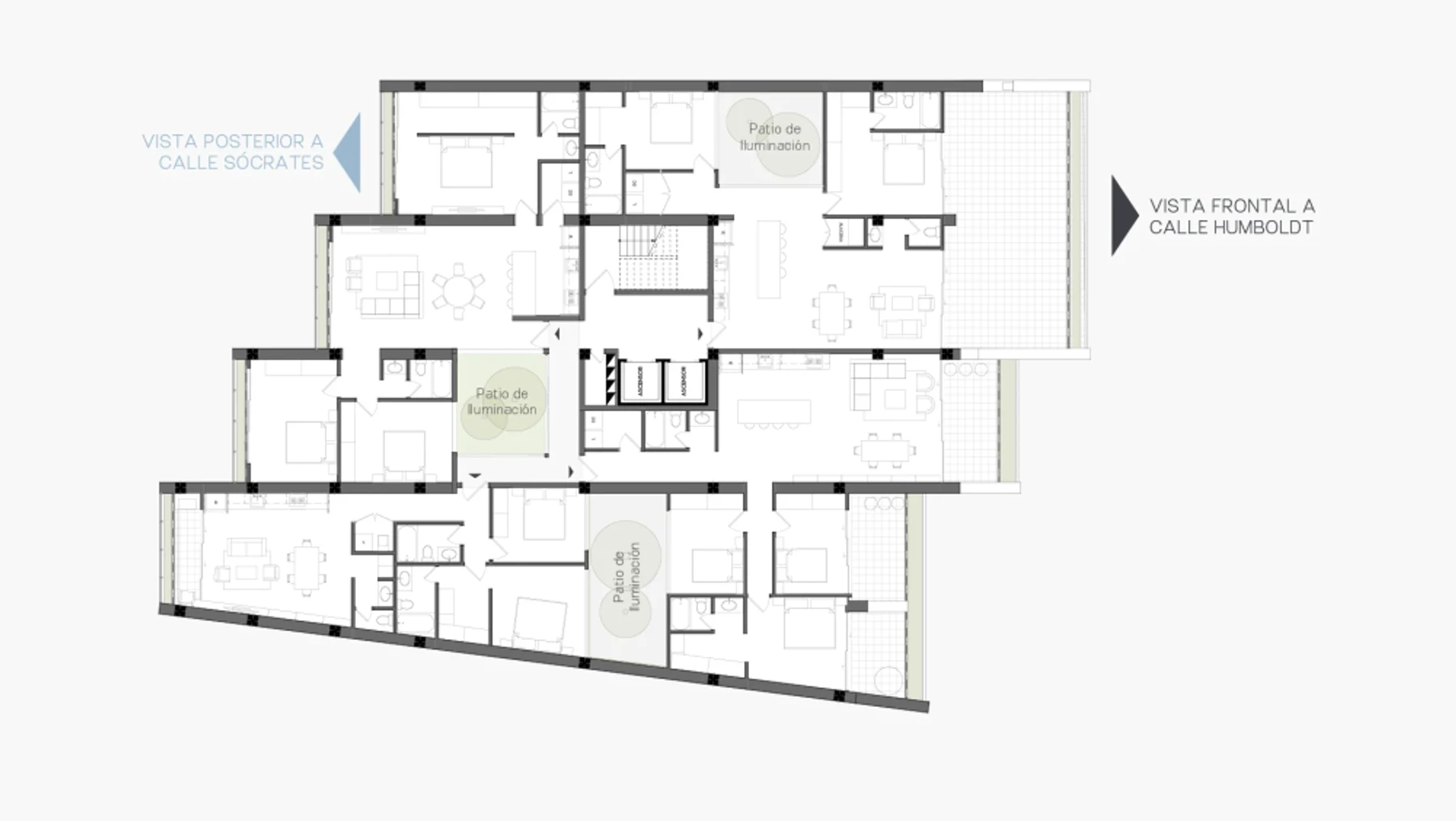 Planta 4 de Suites Spot