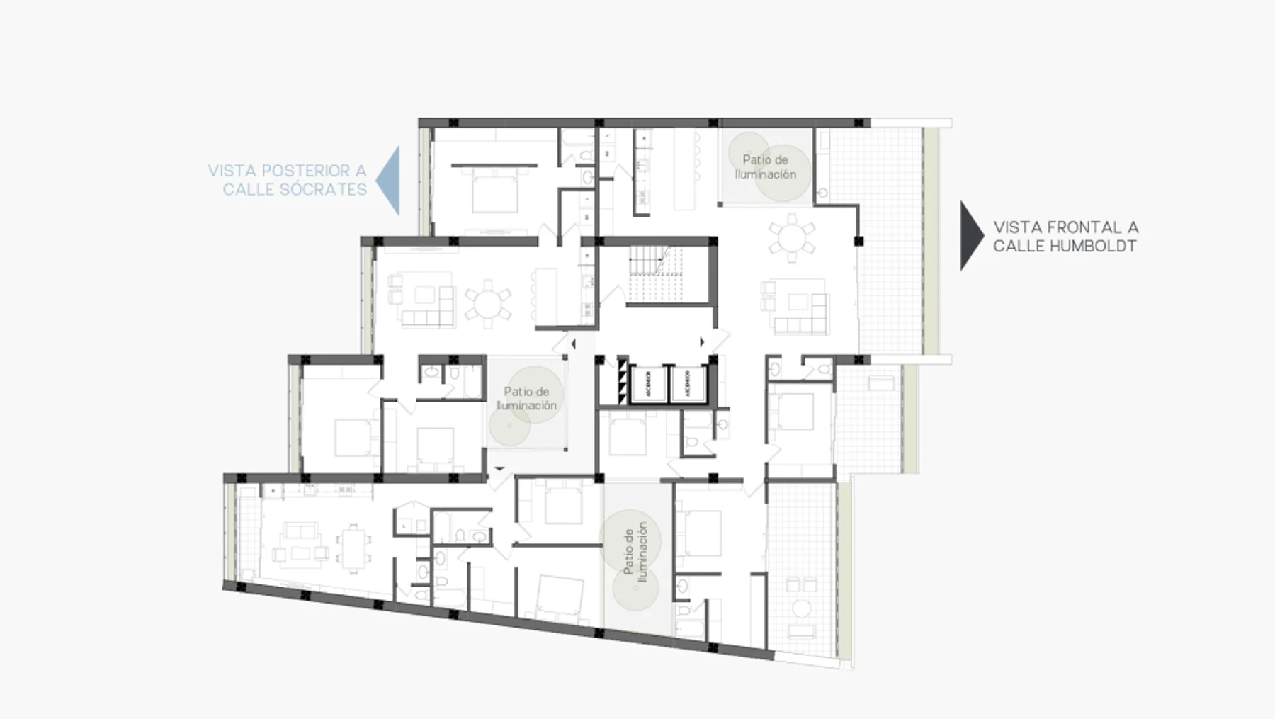 Planta 5 de Suites Spot